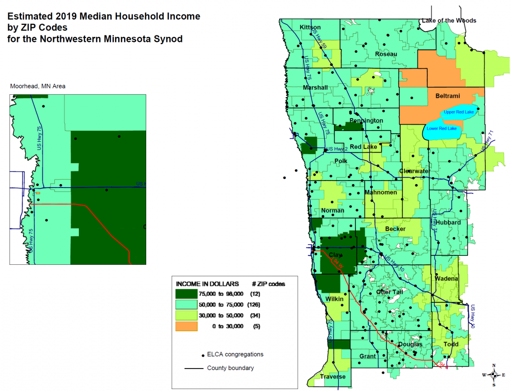 NW MN Synod Map - ELCA World Hunger » ELCA World Hunger - Evangelical ...