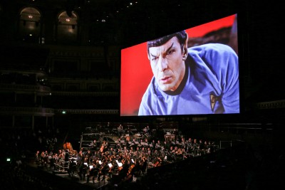 "Star Trek: The Ultimate Voyage," a touring production featuring live orchestra accompaniment to segments of "Star Trek" TV episodes and movies, comes to San Jose for one performance only March 30. (Christie Goodwin/Broadway San Jose)