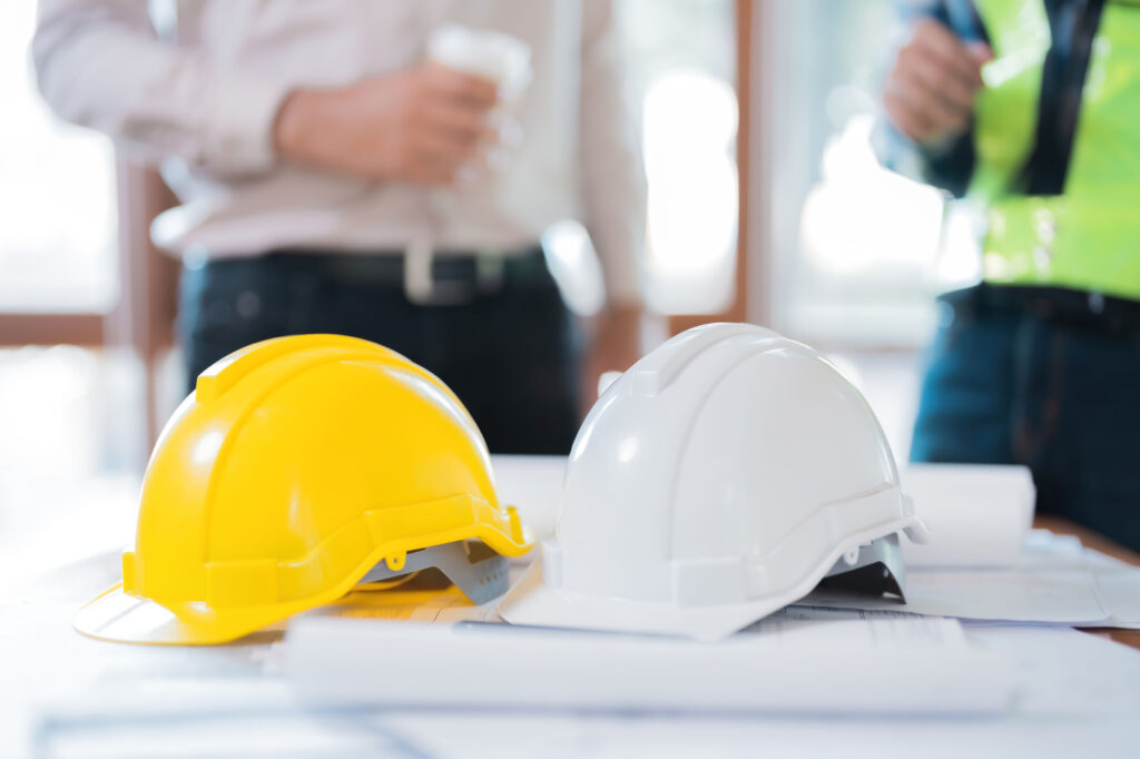 group of people having a safety management meeting