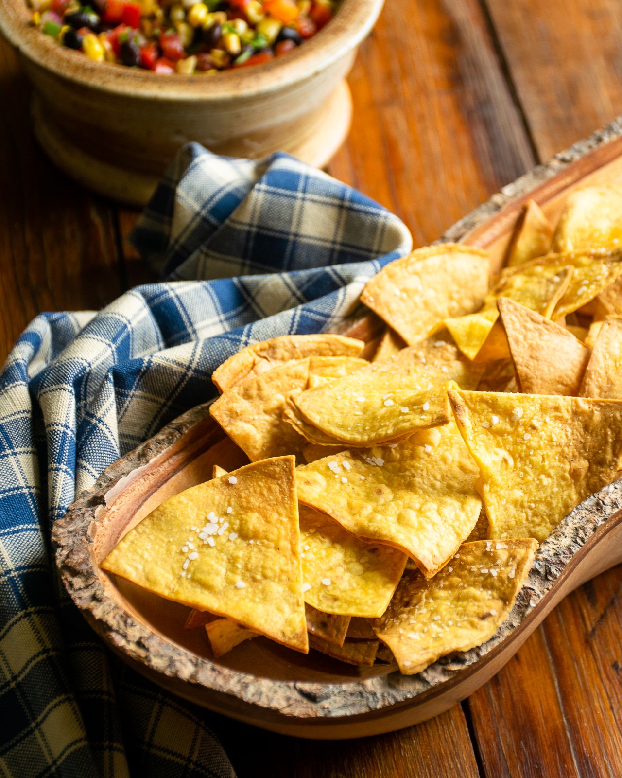 Gumbo | Air Fryer Tortilla Chips