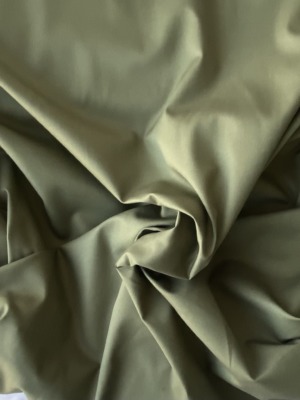 army green cotton gabardine