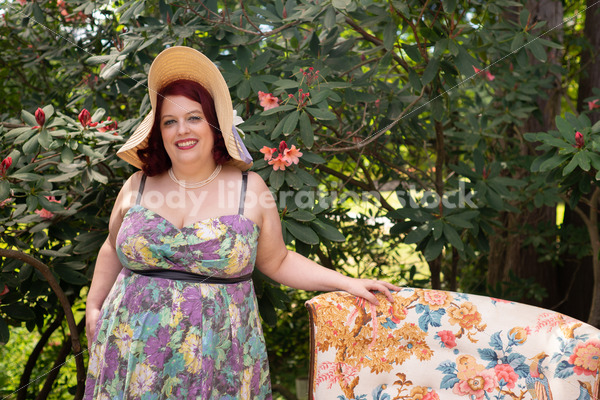 Plus-Size Woman at Tea Party - Body Liberation Photos