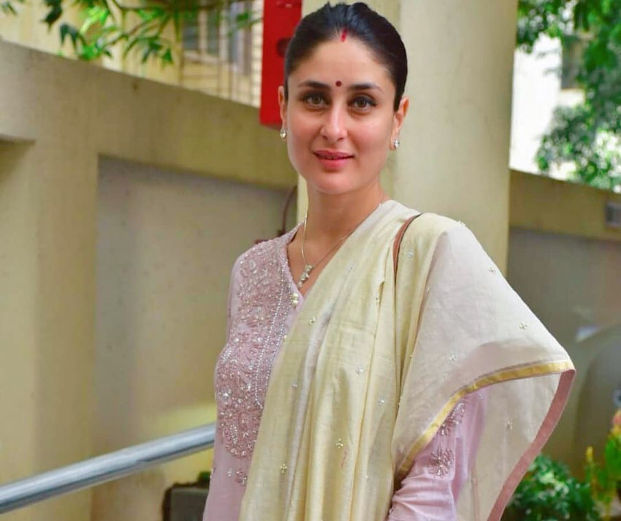 Kareena in Light Pink colour Salwar Kameez