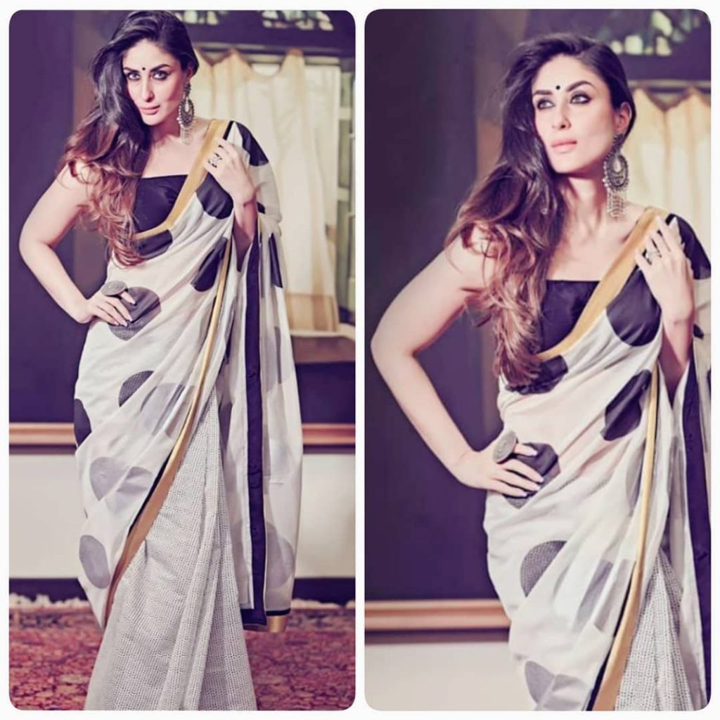 Kareena Kapoor Khan in white saree