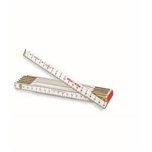 WOOD METRIC/INCH RULE - 2 METERS