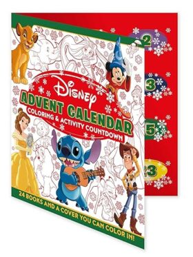 Disney: Advent Calendar Coloring & Activity Countdow