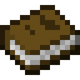 Book item icon from Minecraft, used to depict the amount of books required to build the Minecraft  chiseled bookshelf pixel art.