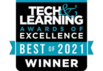 Teach & learning awards of excellence best of 2021 winner badge