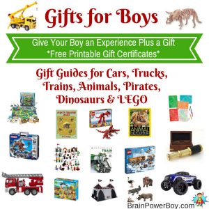 Experiences Plus Gift Guide for Boys | Brain Power Boy