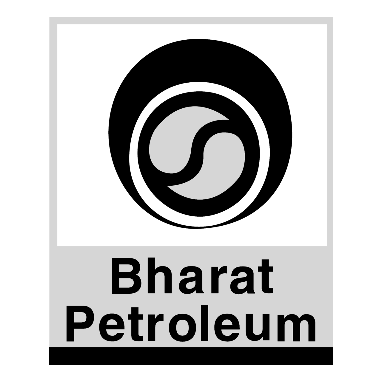 Bharat Petroleum Logo Black and White – Brands Logos