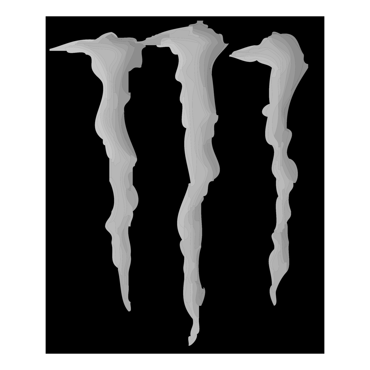 Monster Energy Beverage Co Logo Black and White – Brands Logos