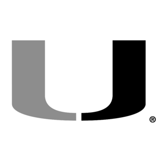 Miami Hurricanes Logo Black and White (2)