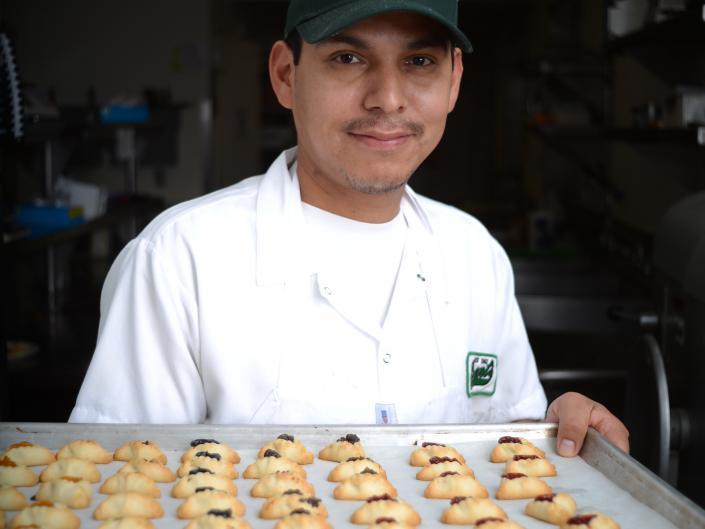 Brent's Deli Purim hamantaschen restaurant delicatessen Jewish holiday Northridge Westlake Village Los Angeles