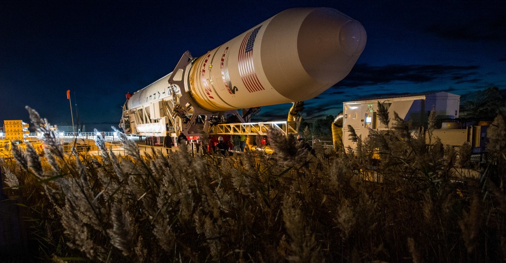 The Orb-3 rocket, now set to launch Oct. 28. (Photo: NASA)