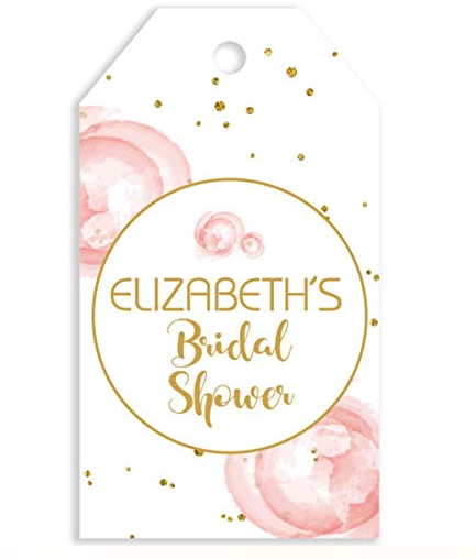 Free Pdf) Bridal Shower Favor Tags | Bridal Shower 101