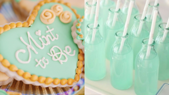 mint green bridal shower