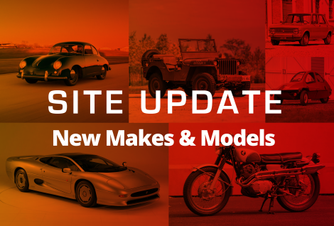 New Make and Model Page Update: Porsche 356 and Honda Moto Breakout, XJ220, Triumph, and More!