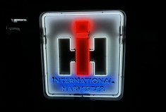 No Reserve: Neon International Harvester Sign