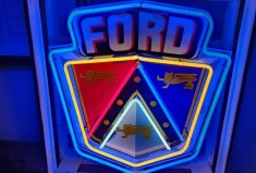 No Reserve: Neon Ford Jubilee Crest Sign