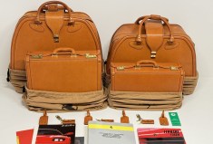 No Reserve: Four-Piece Ferrari F512 M Luggage Set by Schedoni, Workshop Manual, and Literature