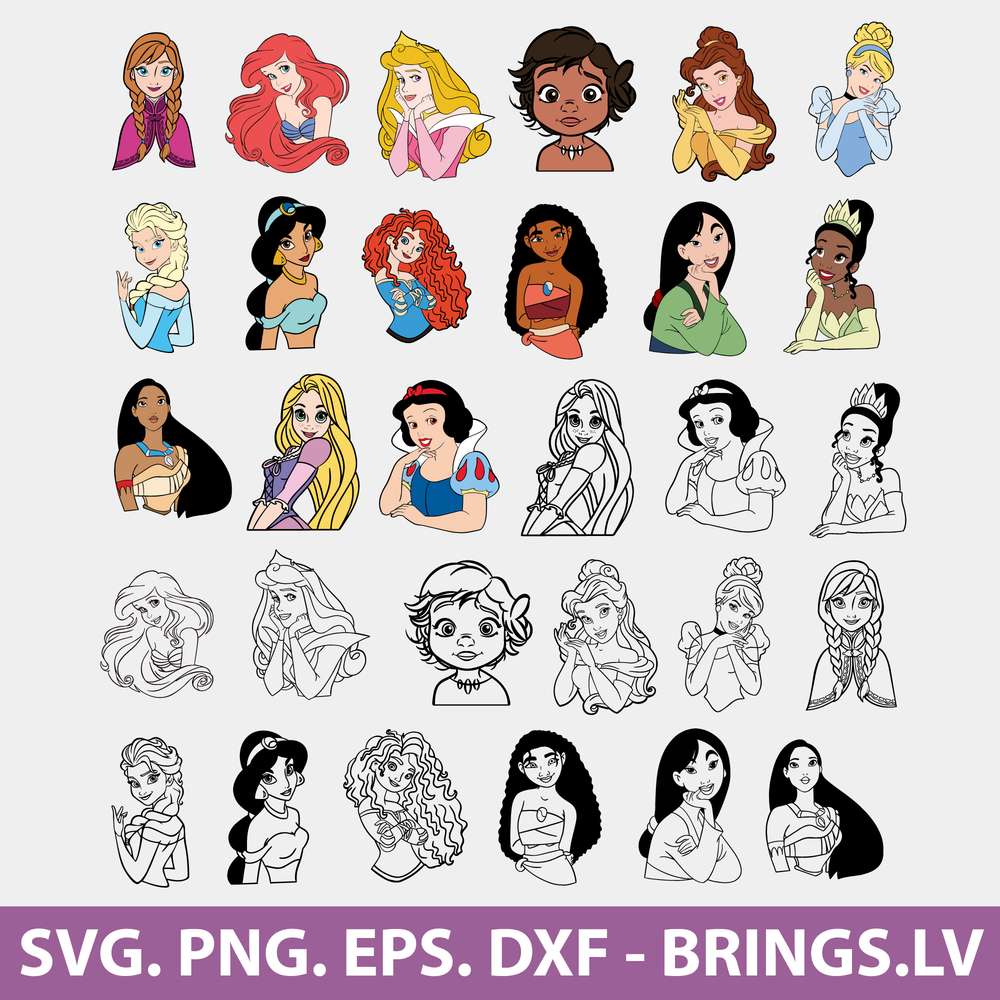 Little mermaid svg, Ariel SVG, Princess SVG, Disney princess svg