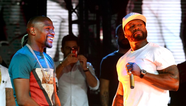 50 Cent Mocks Floyd Mayweather For Getting A Beard Transplant