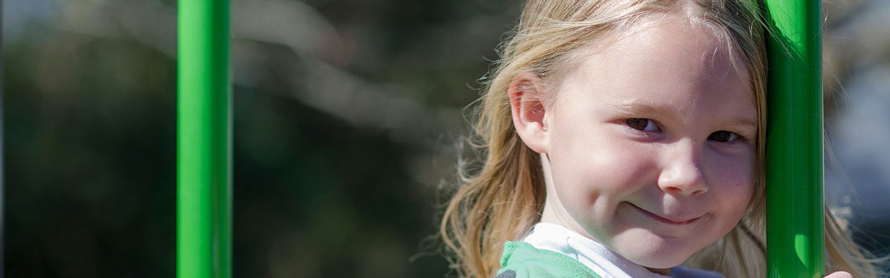 Student at Brookfield Academy playground