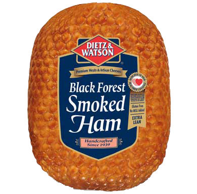 Spiral cut dinner ham with smoky Black Forest taste