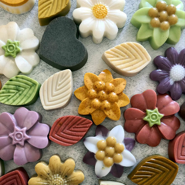 colorful homemade soaps