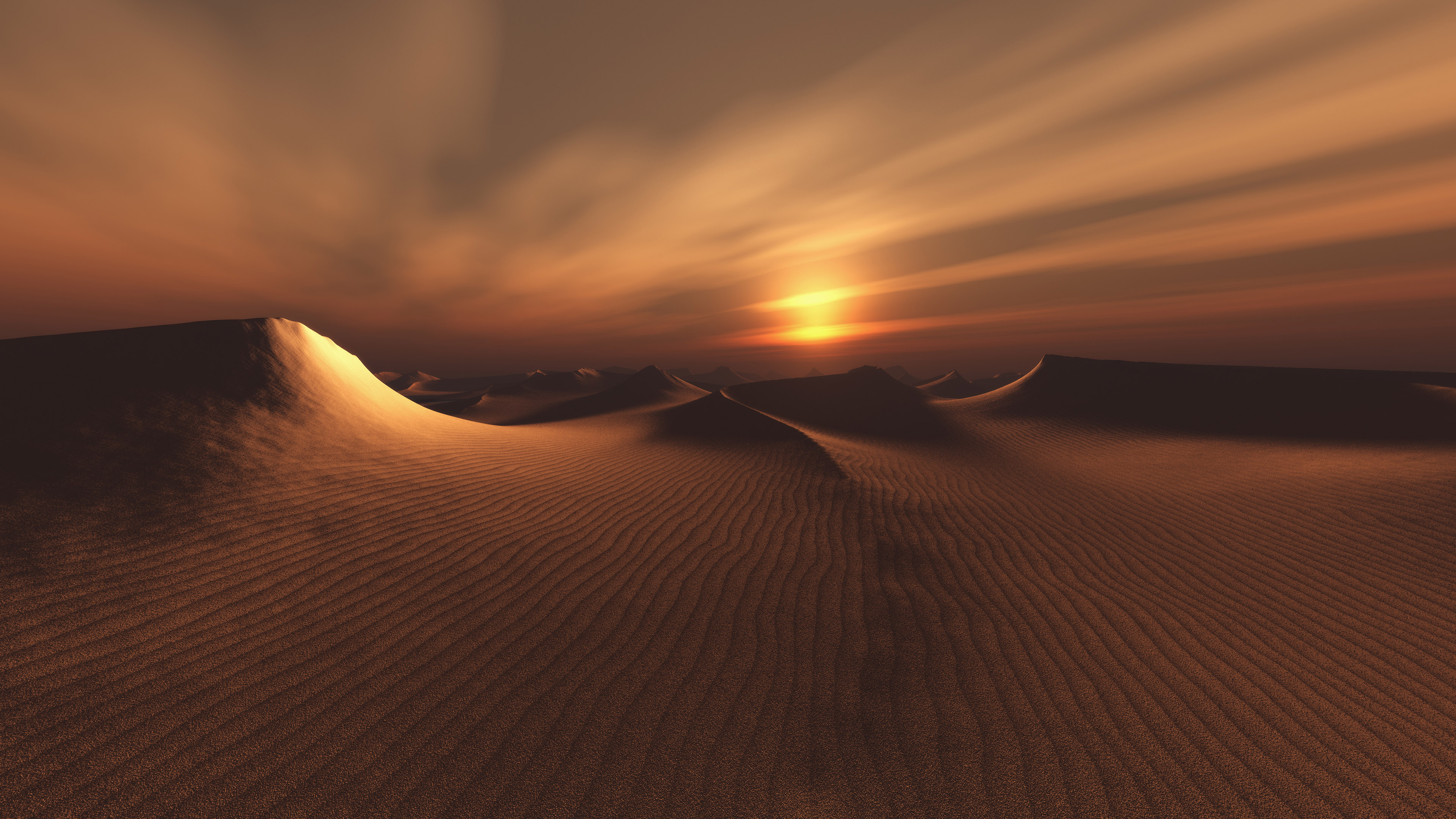 Sahara Desert In Scenery Night Wallpapers