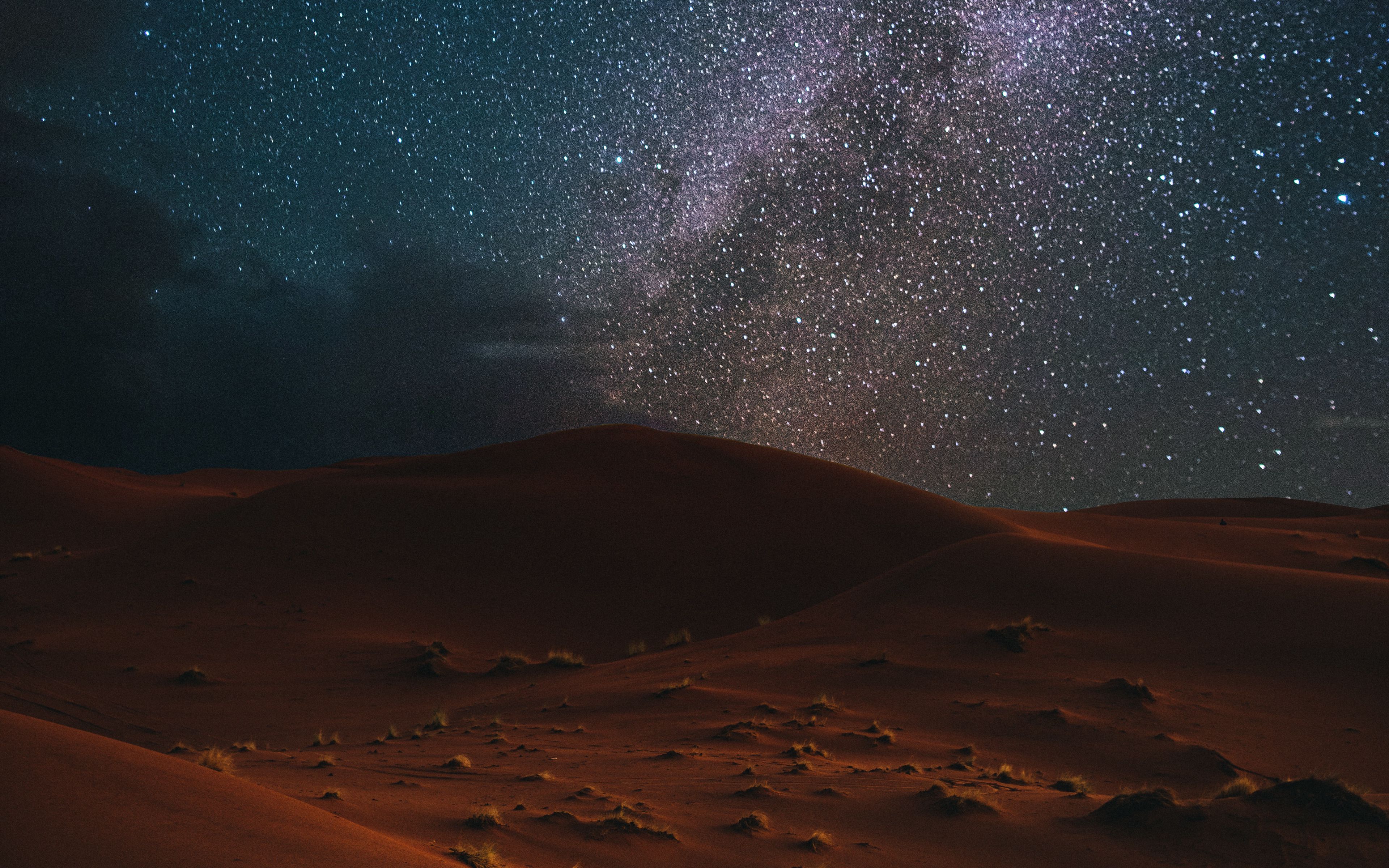 Sahara Desert In Scenery Night Wallpapers