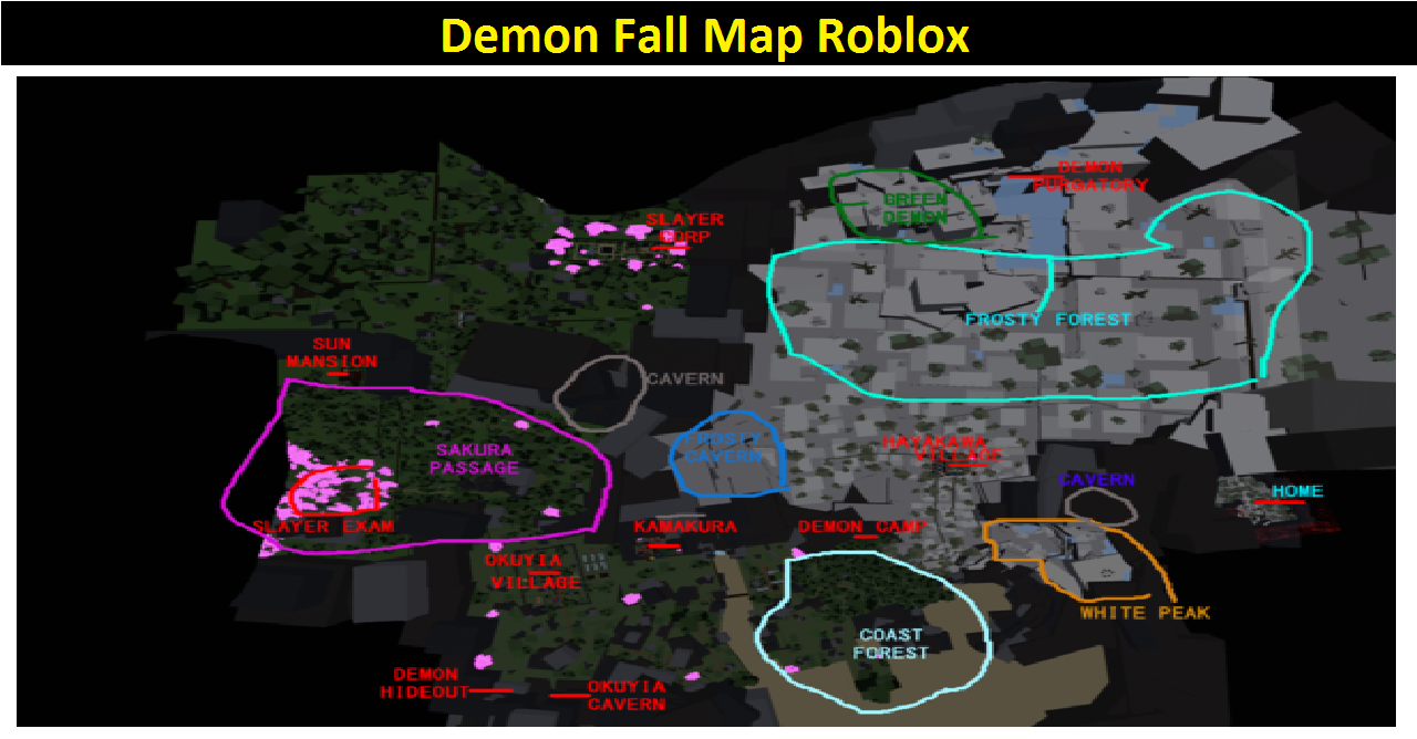 Demon Fall Map Roblox [2022] - Demon Fall Map! - Bruitly News