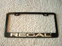 Turbo Buick Regal License Plate Frames