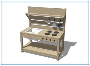 Kid's mud kitchen diy plans