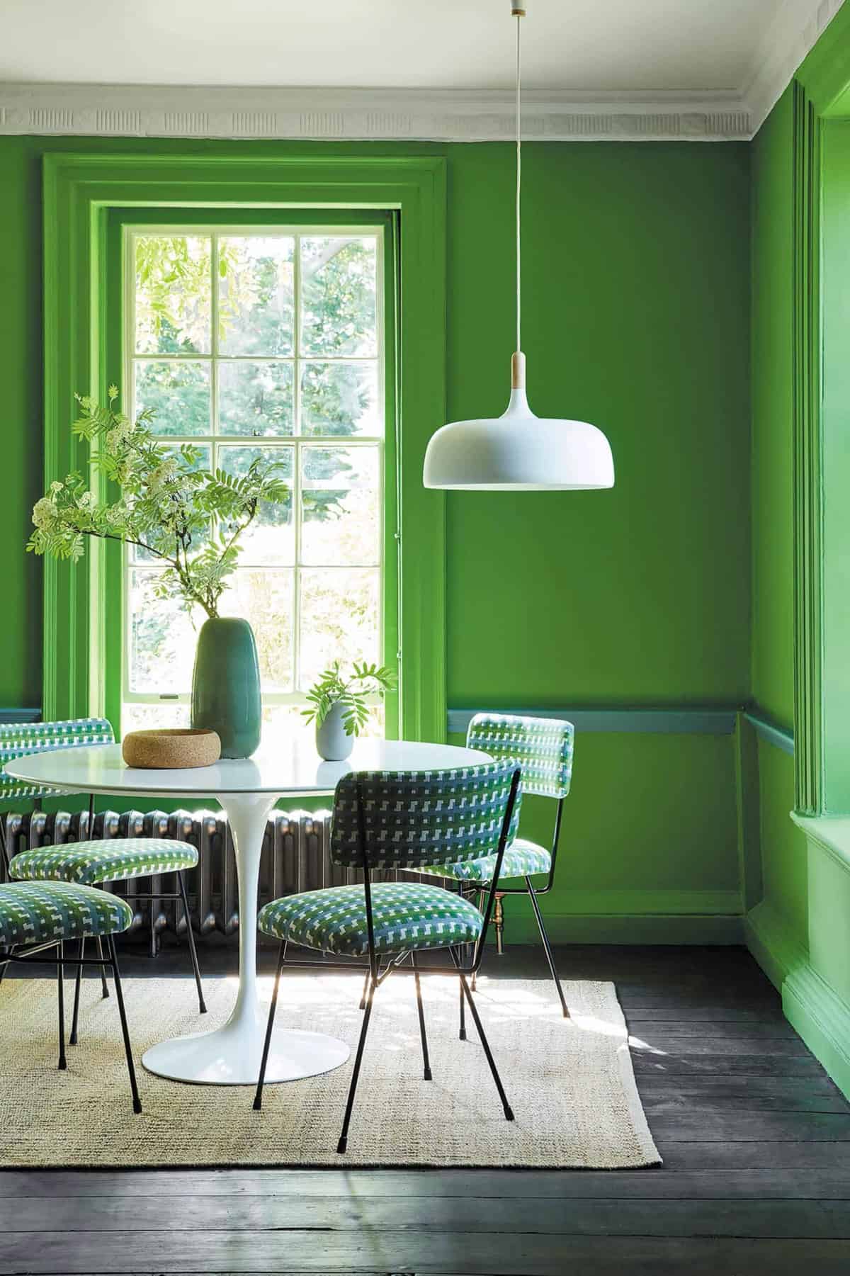 Green Dining Rooms