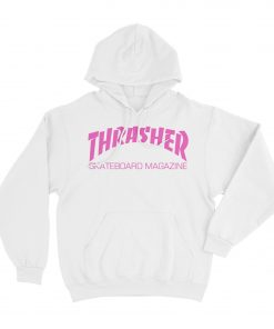 Thrasher Skateboard Magazine White Hoodie