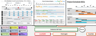 Powerpoint Project Schedule Template Discount Bundle