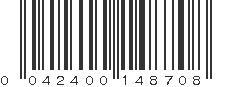 UPC 042400148708