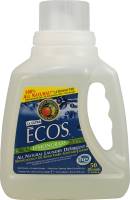 Earth Friendly Products Ecos Liquid Laundry Detergent 50 oz - Lemongrass (8 Pack)