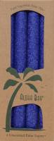 Aloha Bay Candle 9" Taper (4 ct)- Indigo