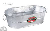 Behrens Galvanized Steel Oval Tub 15 Quart