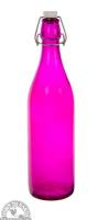 Bormioli Rocco Giara Bottle 1 Liter - Fuchsia