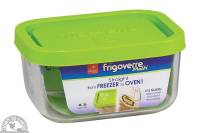 Bormiolo Rocco Frigooverre Multi Storage Dish Rectangle Small 13.5 oz