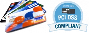 We are 100% PCI DSS Compliance