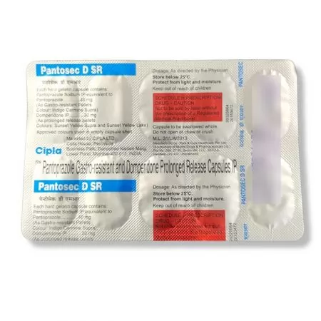 Pantosec D SR Capsules 10s Pack