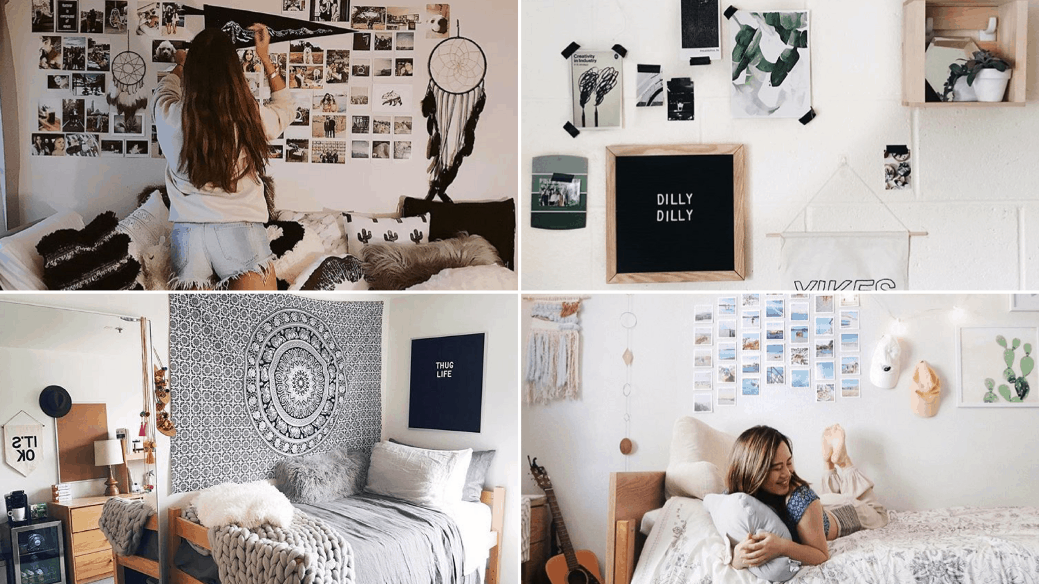 Dorm Room Wall Decor | 9 Genius Ways To Decorate Your Dorm Room ...