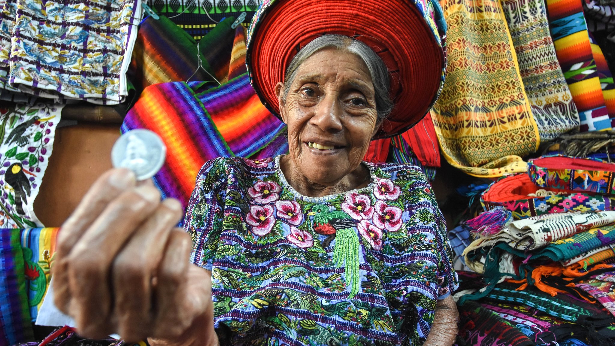 Mujer maya en Guatemala