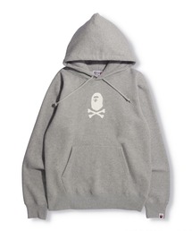 【PIRATE STORE EXCLUSIVE】SMALL APE CROSSBONE RELAXED FIT PULLOVER HOODIE M