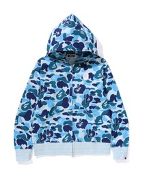 A BATHING APE | ABC CAMO  LOGO RIB FULL ZIP HOODIE (パーカー)