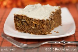 Moist Carrot Cake with Cream Cheese Frosting